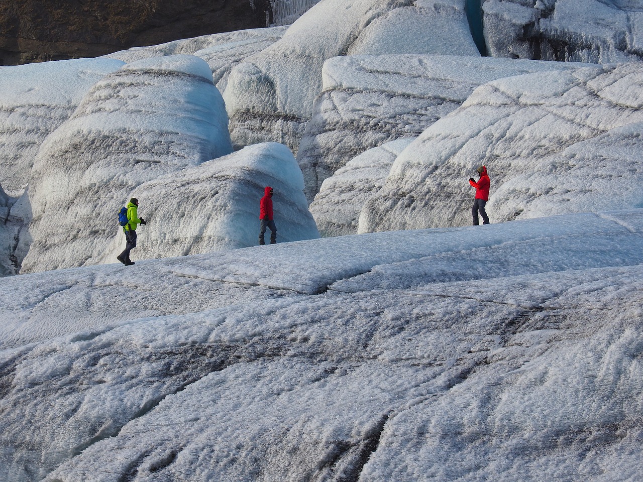 ارتفاع الجليد في أيسلندا